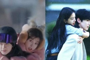 林一白敬亭背女友镜头对比：谁更有男友力？